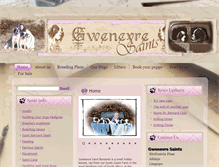 Tablet Screenshot of gwenevresaints.co.za
